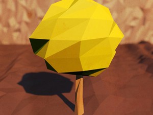 aaa low poly nature tree models 3d 3D-Modell
