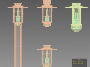 odeon light and santiago 3D मॉडल