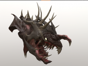 four hands monster 3D Model