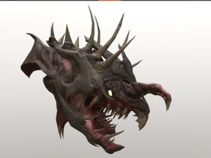 four hands monster 3D Model