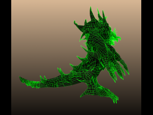 four hands monster 3D Model