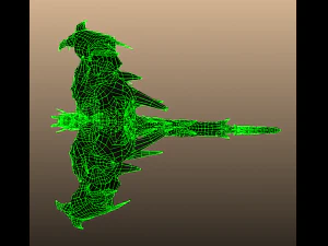 four hands monster 3D Model
