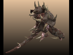 four hands monster 3D Model