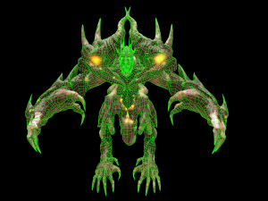 four hands monster 3D Model