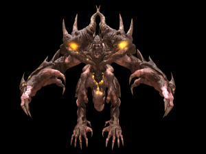 four hands monster 3D Model