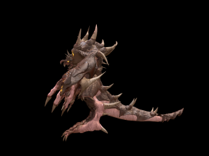 four hands monster 3D Model