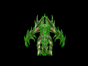 four hands monster 3D Model