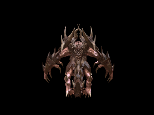 four hands monster 3D Model