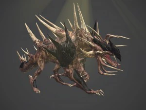 hellish dog 3D Model