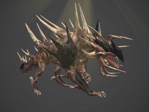 hellish dog 3D 모델
