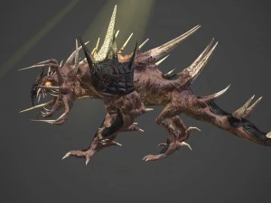 hellish dog 3D Model