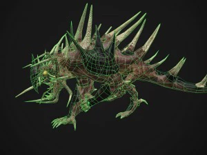 hellish dog 3D Model