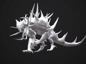 hellish dog 3D 모델