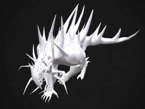 hellish dog 3D 모델