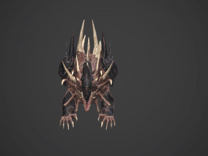 hellish dog 3D 모델