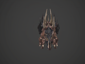 hellish dog 3D 모델