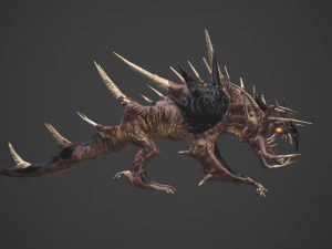 hellish dog 3D Model
