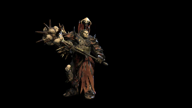 ork juggernaut 3D Model .c4d .max .obj .3ds .fbx .stl .blend 