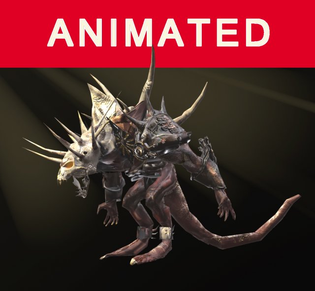 demon Model 3D .c4d .max .obj .3ds .fbx .stl .blend 