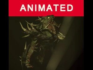 Drago demoniaco Modello 3D