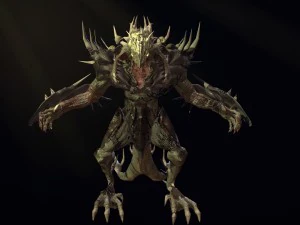 Drago demoniaco Modello 3D