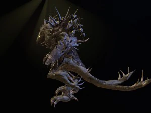 Drago demoniaco Modello 3D