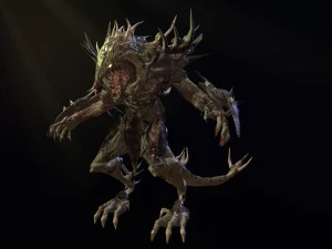 Drago demoniaco Modello 3D