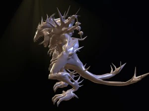 Drago demoniaco Modello 3D