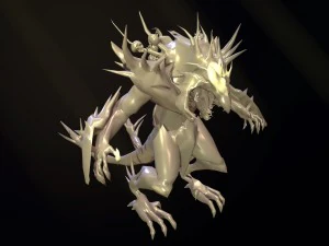 Drago demoniaco Modello 3D