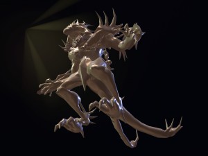 Demon dragon 3D Model