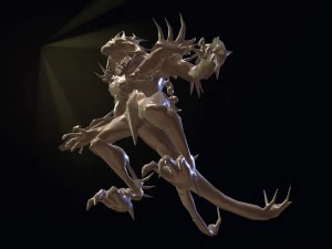 Drago demoniaco Modello 3D