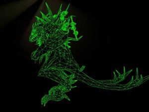 Demon dragon 3D Model