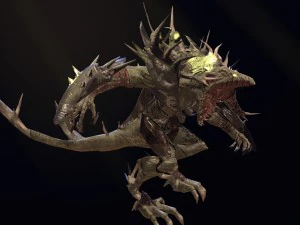 Drago demoniaco Modello 3D