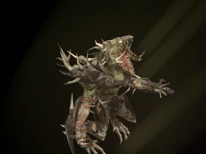 Drago demoniaco Modello 3D