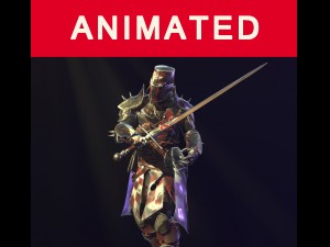 crusader knight 3Dモデル