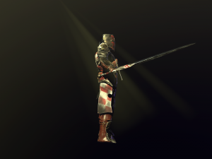crusader knight Modèle 3D