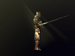 crusader knight 3D Model