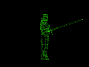 crusader knight Modèle 3D