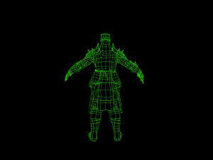 crusader knight Modèle 3D