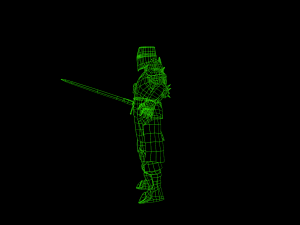 crusader knight Modèle 3D