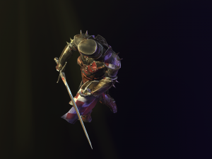 crusader knight Modèle 3D