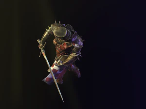 crusader knight 3D Model