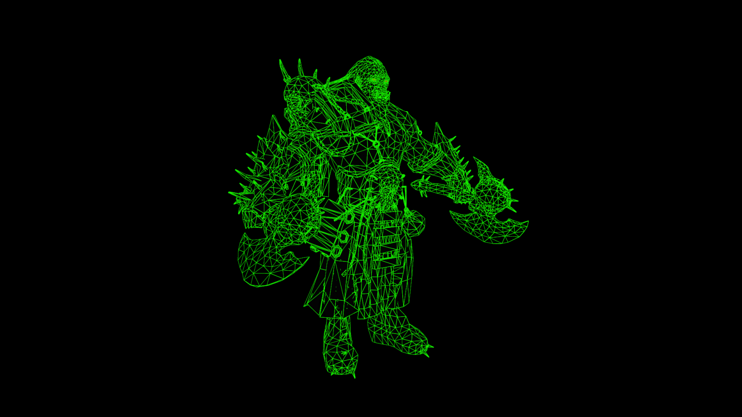 ork berserker 3D Model in Monster 3DExport