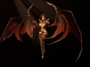 vampire girl 3D Model