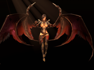 vampire girl 3D Model