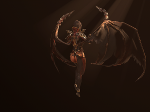 vampire girl 3D Model