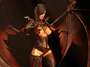 vampire girl 3D Model