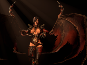 vampire girl 3D Model