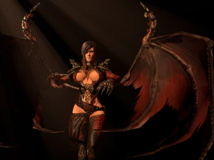 vampire girl 3D Model