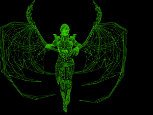 vampire girl 3D Model